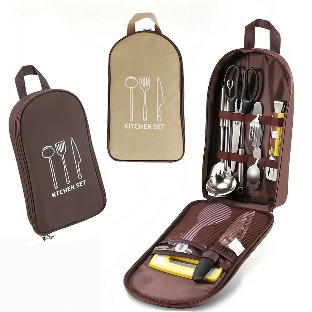 Camping Cooking Equipment Bag - Bolsa portátil para cozinhar ao ar
