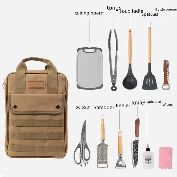 Camping Cooking Multi Tool - Conjunto de utensílios de cozinha para