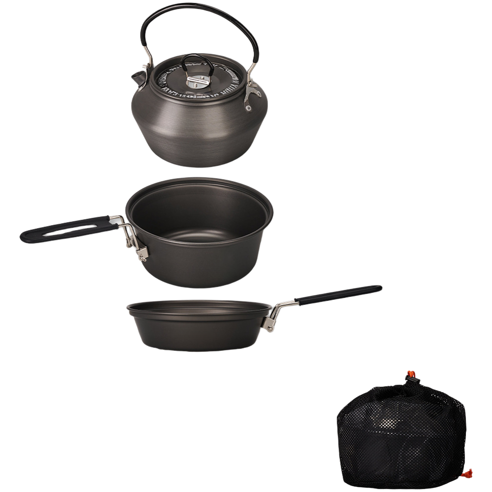 Camping Cooking Pot Set - Conjunto de panelas de acampamento em
