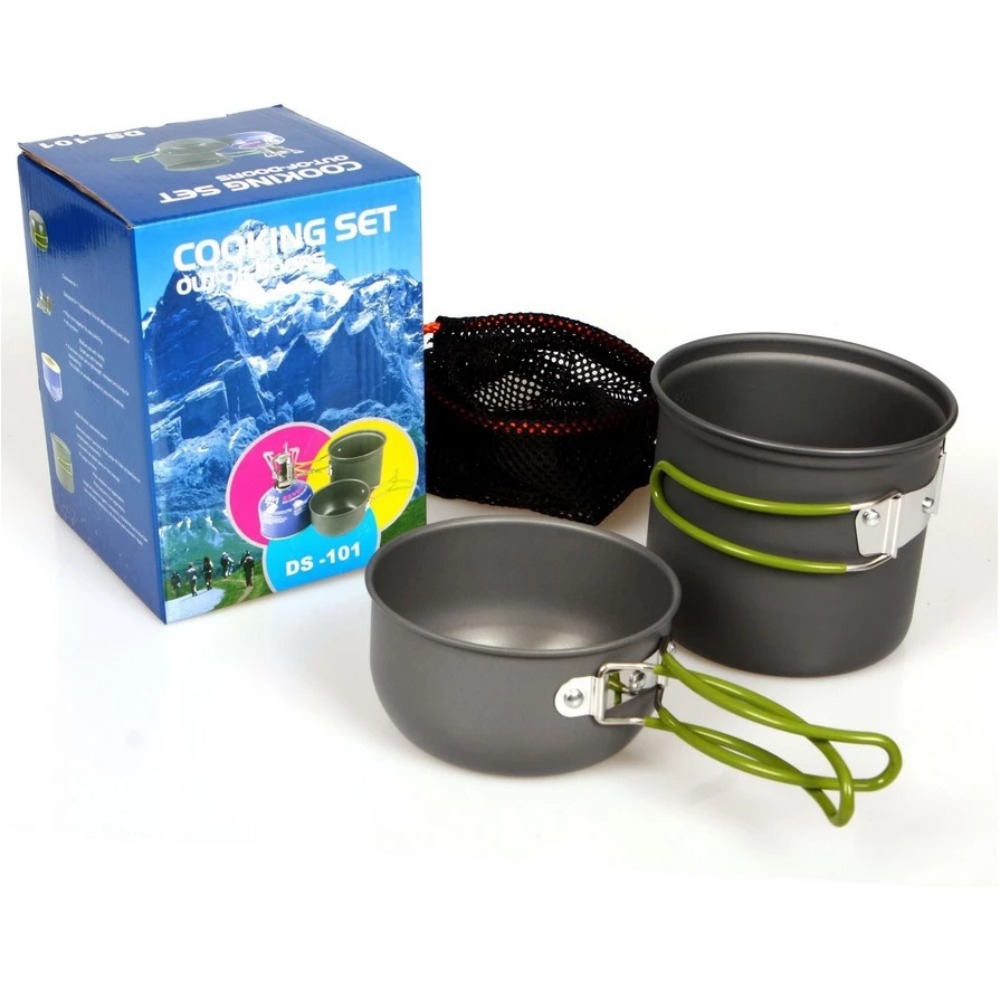 Camping Cooking Equipment Bag - Panelas portáteis de acampamento conjunto de