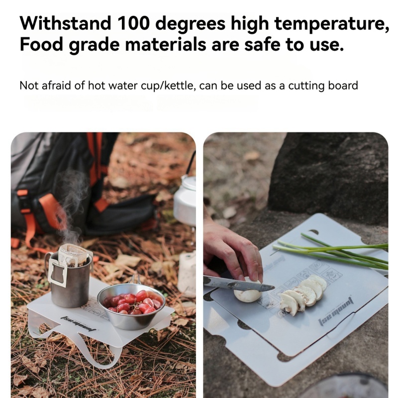 Camping Cooking And Dining Set - Placa dobrável de pp para acampamento
