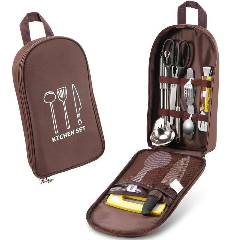 Camping Cooking Equipment Bag - Bolsa organizadora de utensílios para acampamento,