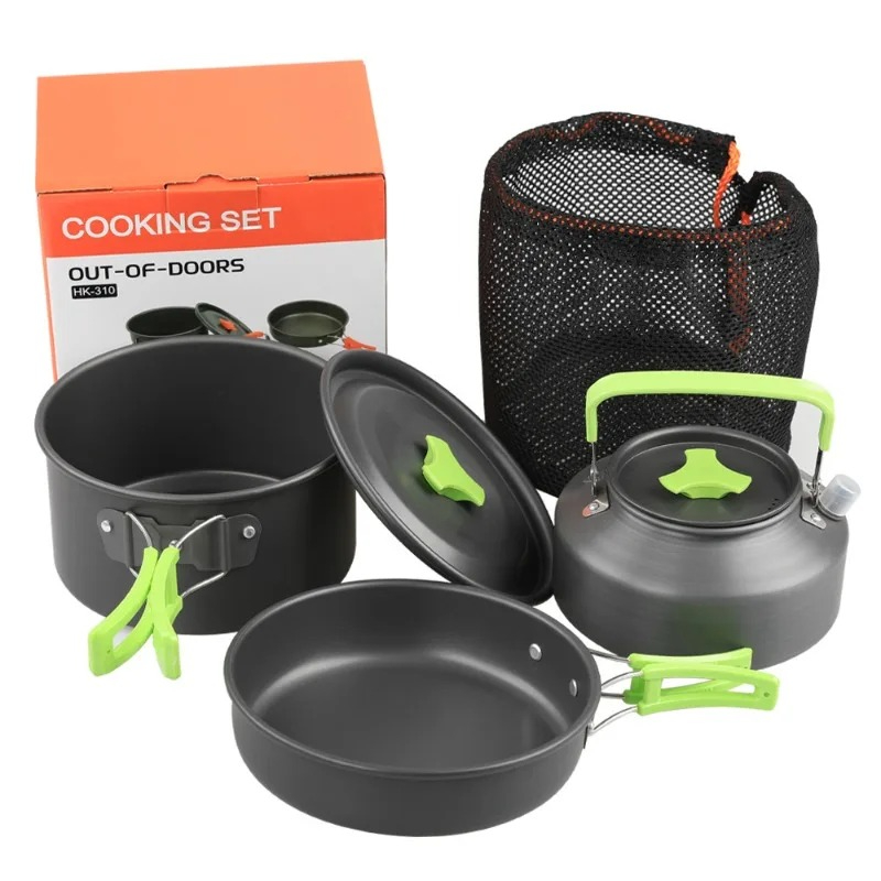 Camping Cooking Equipment Bag - Conjunto de Cozinha para Camping, Utensílios
