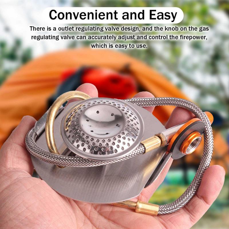 Camping Cooking Hob - Portátil aço inoxidável exterior Camping fogão