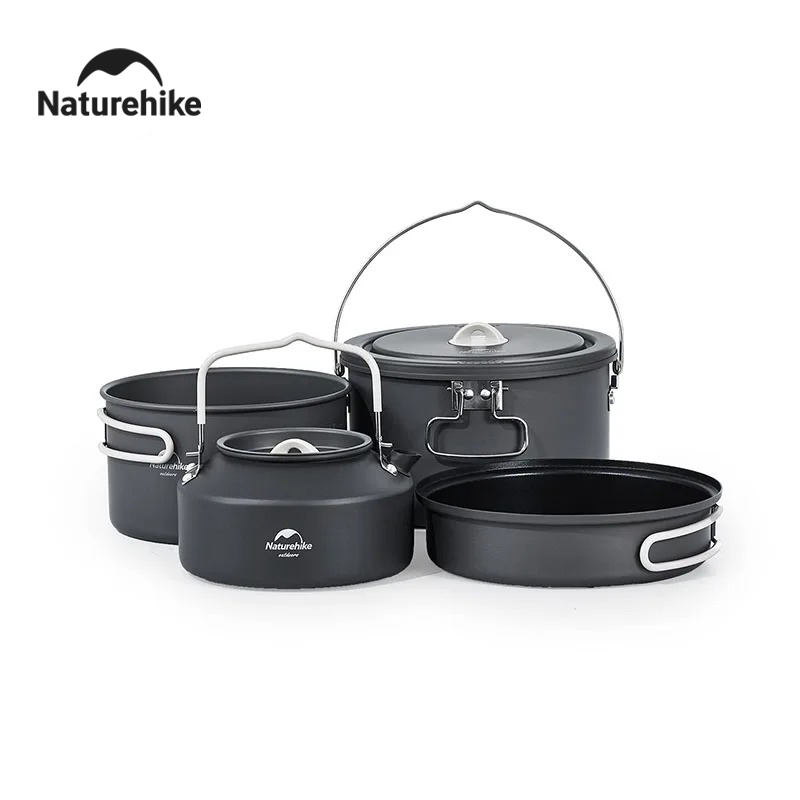 Quality Camping Cooking Set - Naturehike 2025 novo conjunto de panelas