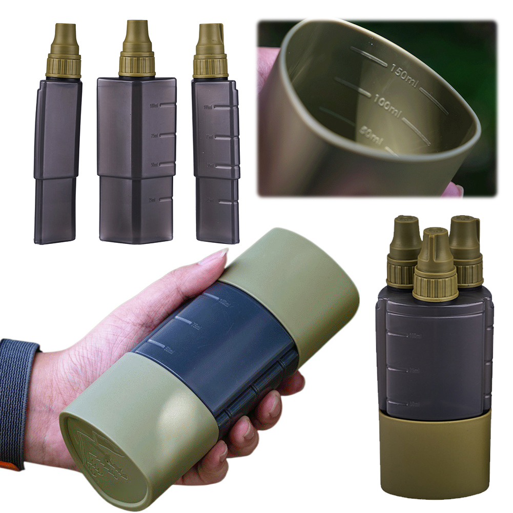 Camping Cooking Cylinder - 3 em 1 garrafa dispensadora de
