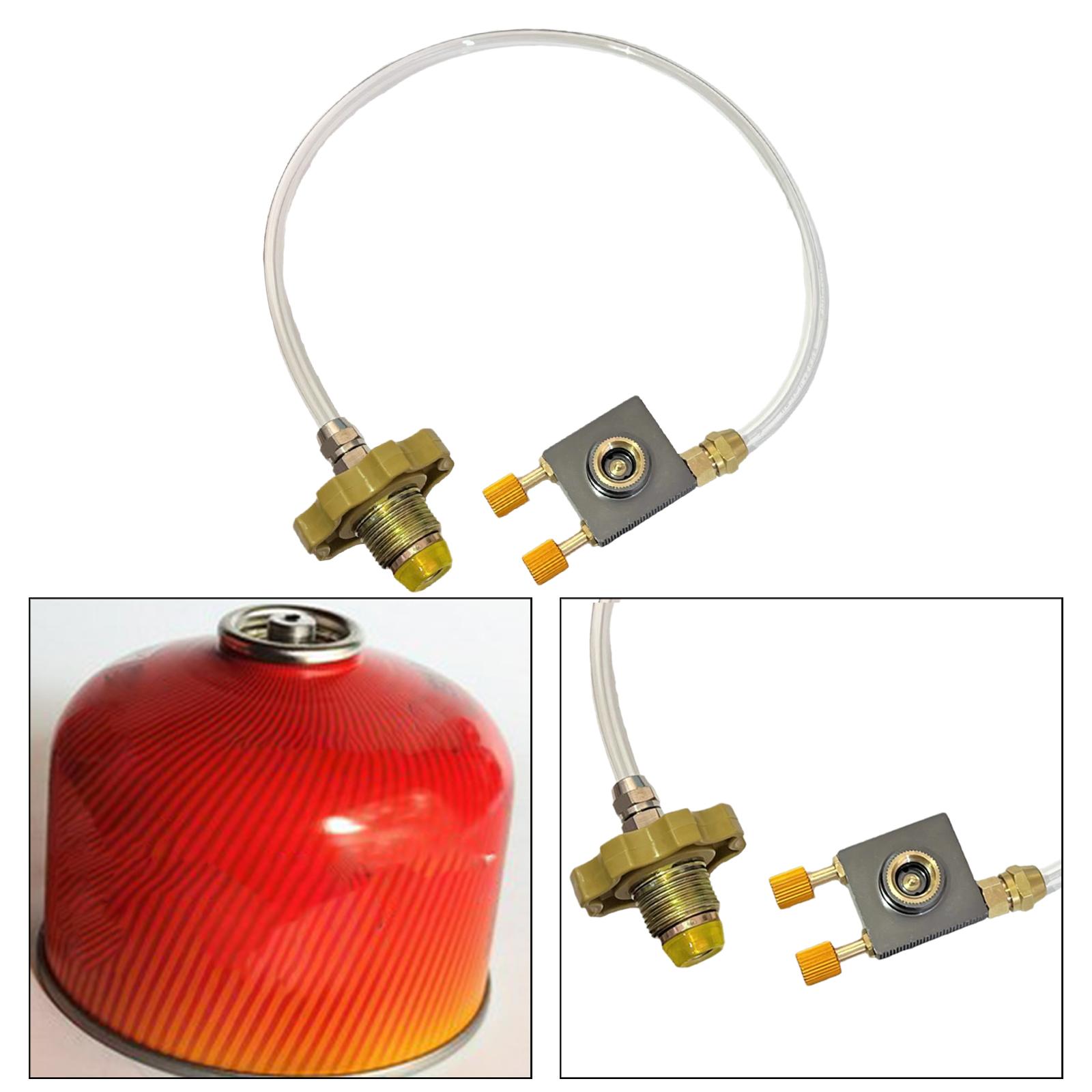 Camping Cooking Cylinder - Adaptador de Gás Portátil com Mangueira