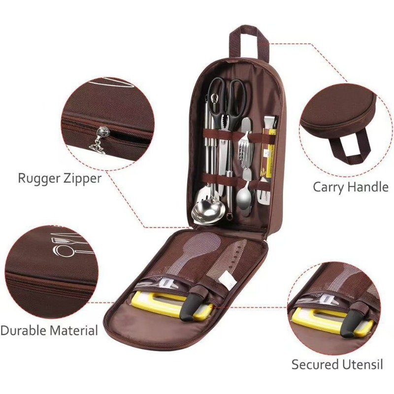 Organizador de Utensílios de C - Camping Cooking Equipment Bag avaliação e preço