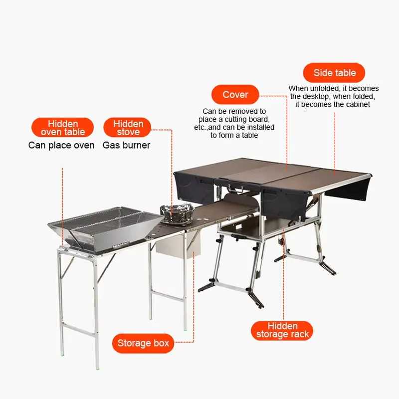 Conjunto de Cozinha Portátil p - Quality Camping Cooking Set avaliação e preço