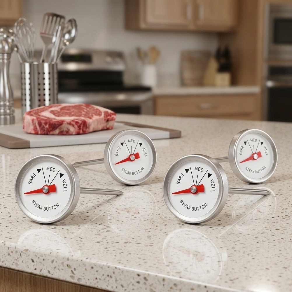 4 termômetros portáteis para c - Meat Thermometer Camp avaliação e preço
