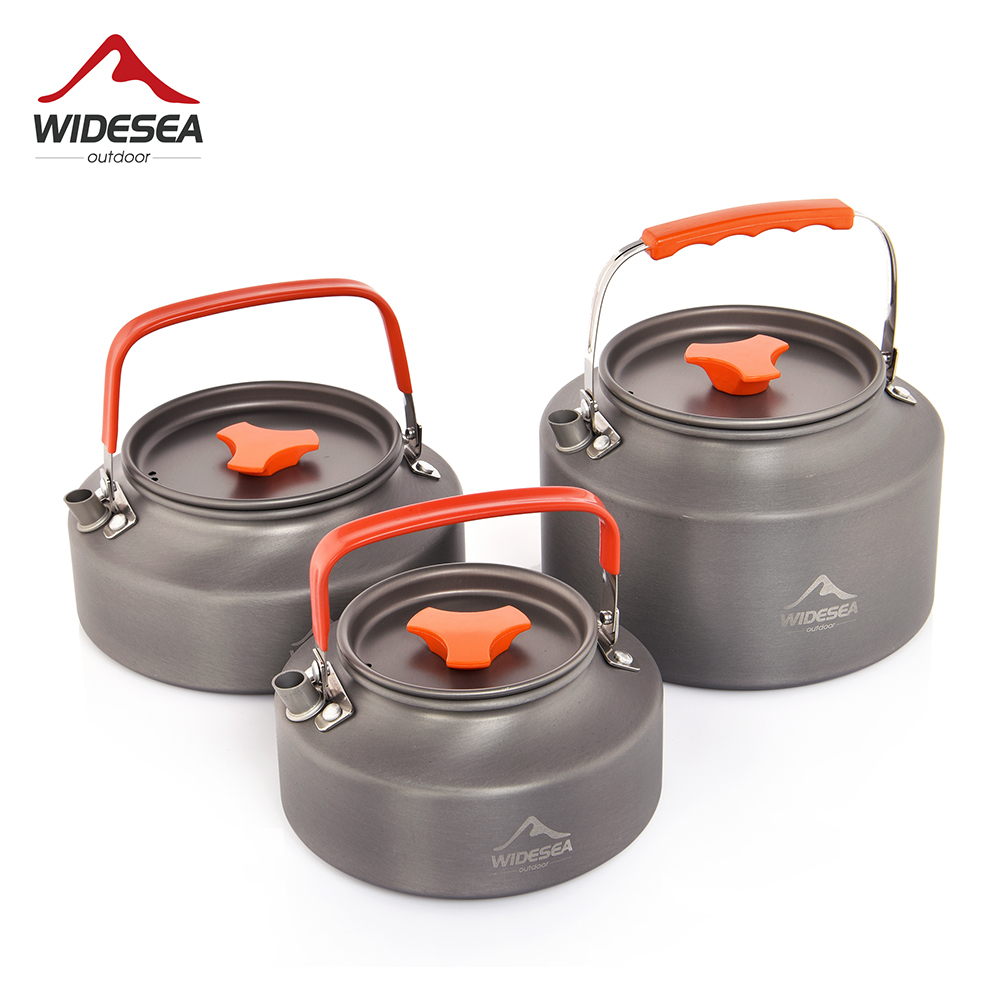 Widesea-Camping Chaleira, 1.1L - Camping Cooking Pot Set avaliação e preço