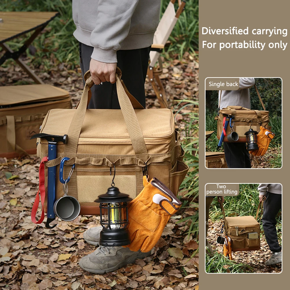 Grande Capacidade Camping Stor - Camping Cooking Equipment Bag avaliação e preço