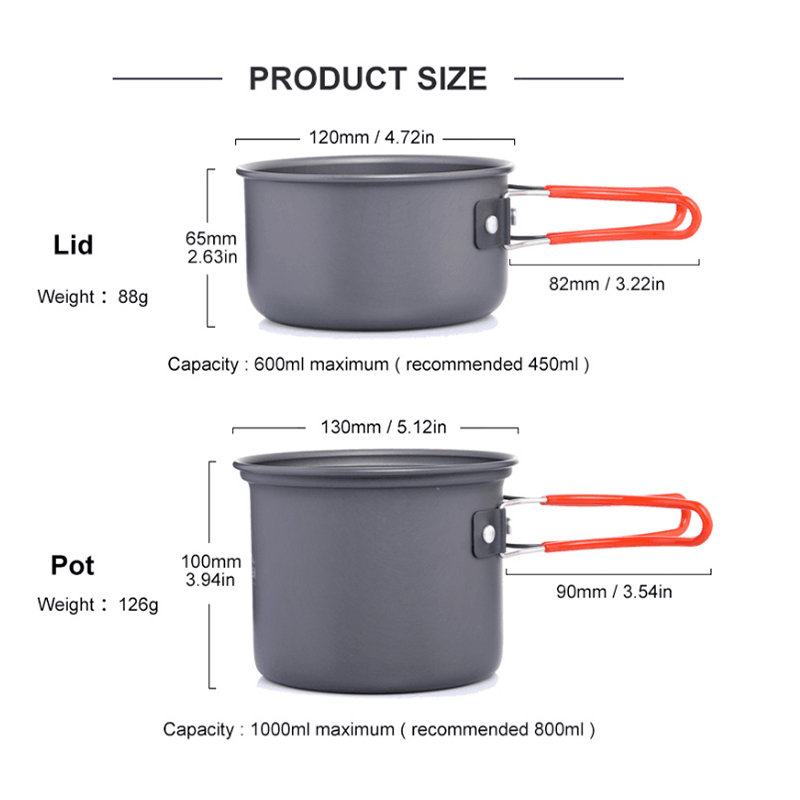 Widesea acampamento utensílios - Camping Cooking And Dining Set avaliação e preço