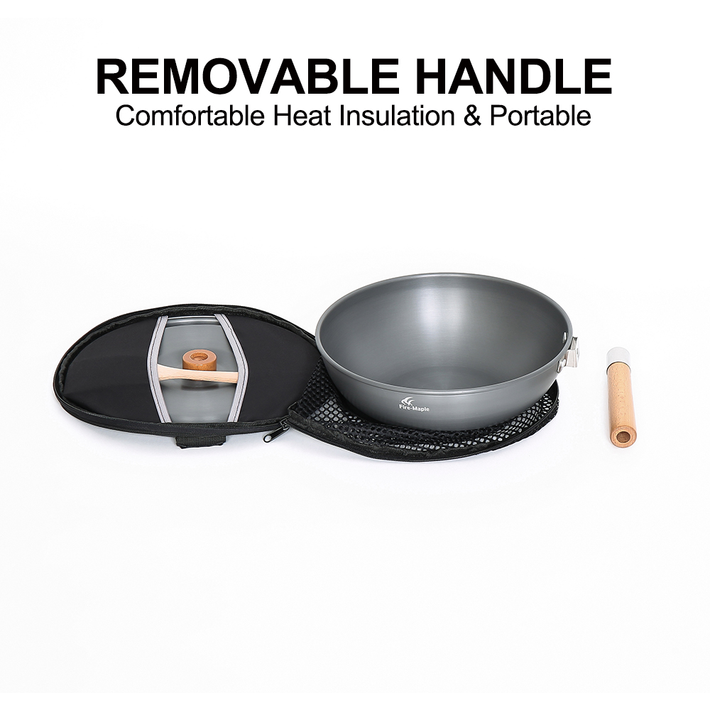 Wok de acampamento de bordo de - Camping Cooking Equipment Bag avaliação e preço