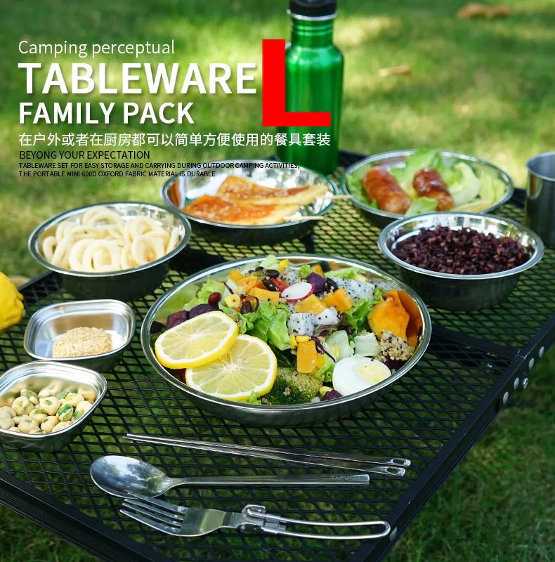 Conjunto de 22 Peças de Pratos - Camping Cooking And Dining Set avaliação e preço