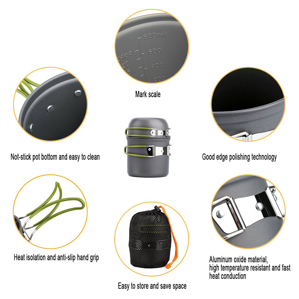 Conjunto de panelas ultraleve  - Camping Cooking Hardware avaliação e preço
