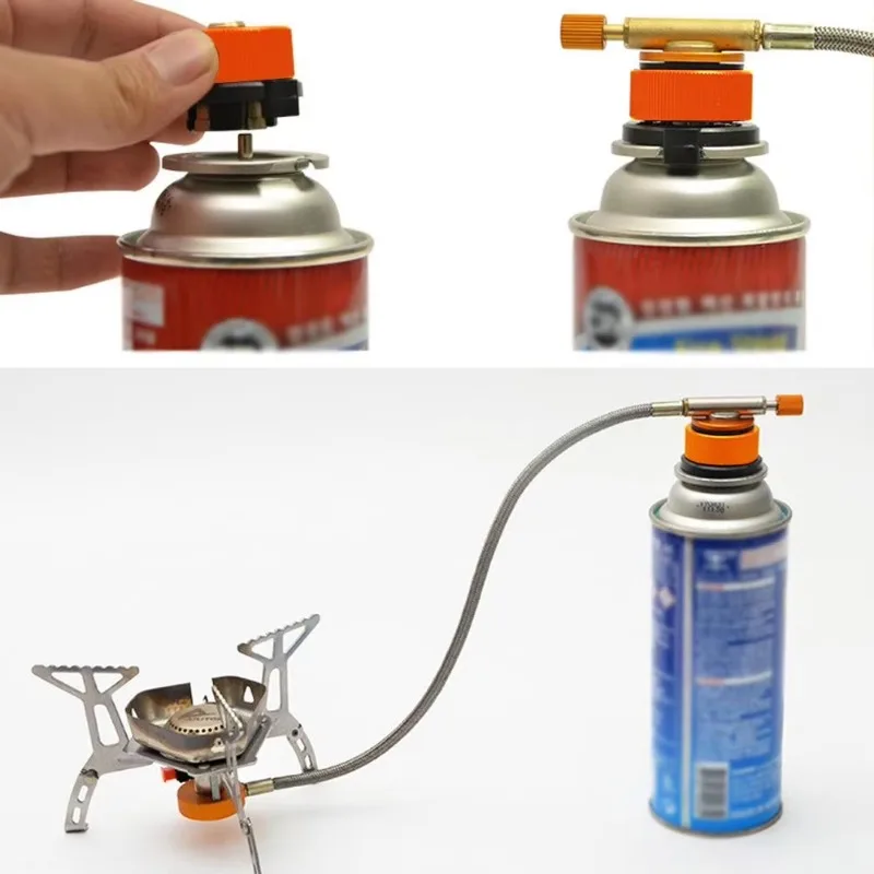 Adaptador de vasilha de butano - Camping Cooking Hob avaliação e preço