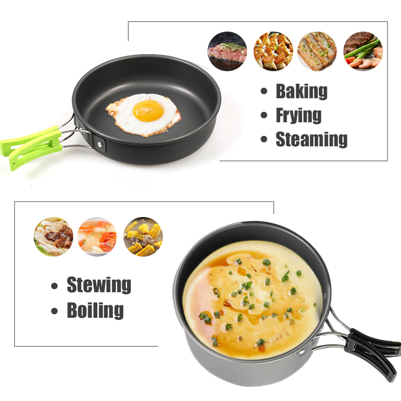 Westtune kit de panelas de aca - Camping Cooking Hardware avaliação e preço