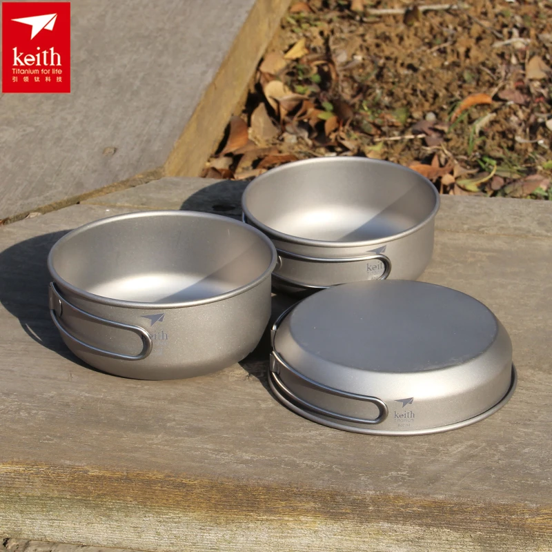 Keith-Titanium Cookware Set co - Camping Cooking Hardware avaliação e preço