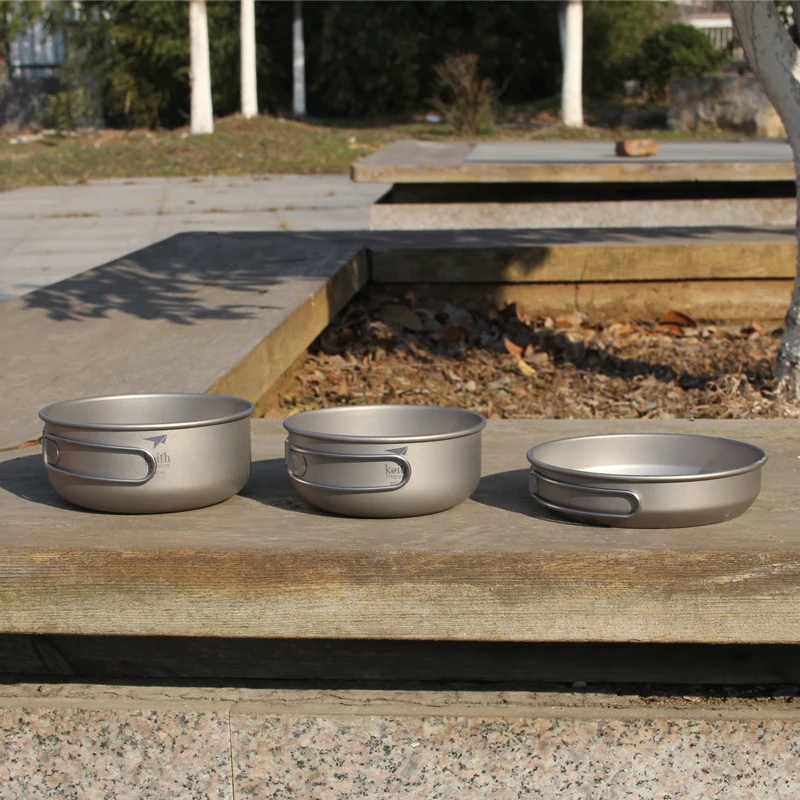 Keith-Titanium Cookware Set co - Camping Cooking Hardware avaliação e preço