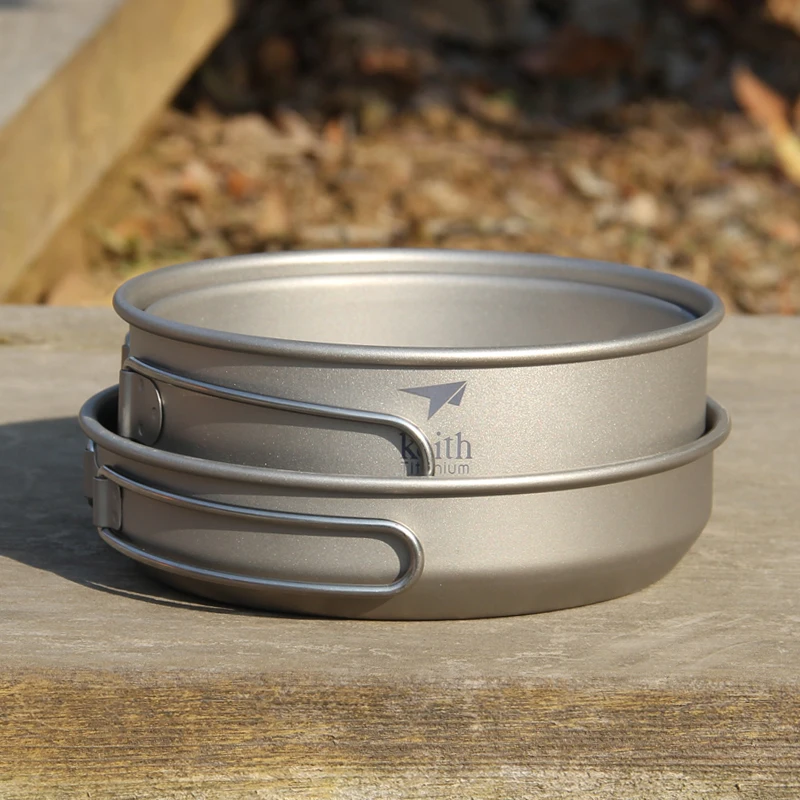 Keith-Titanium Cookware Set co - Camping Cooking Hardware avaliação e preço