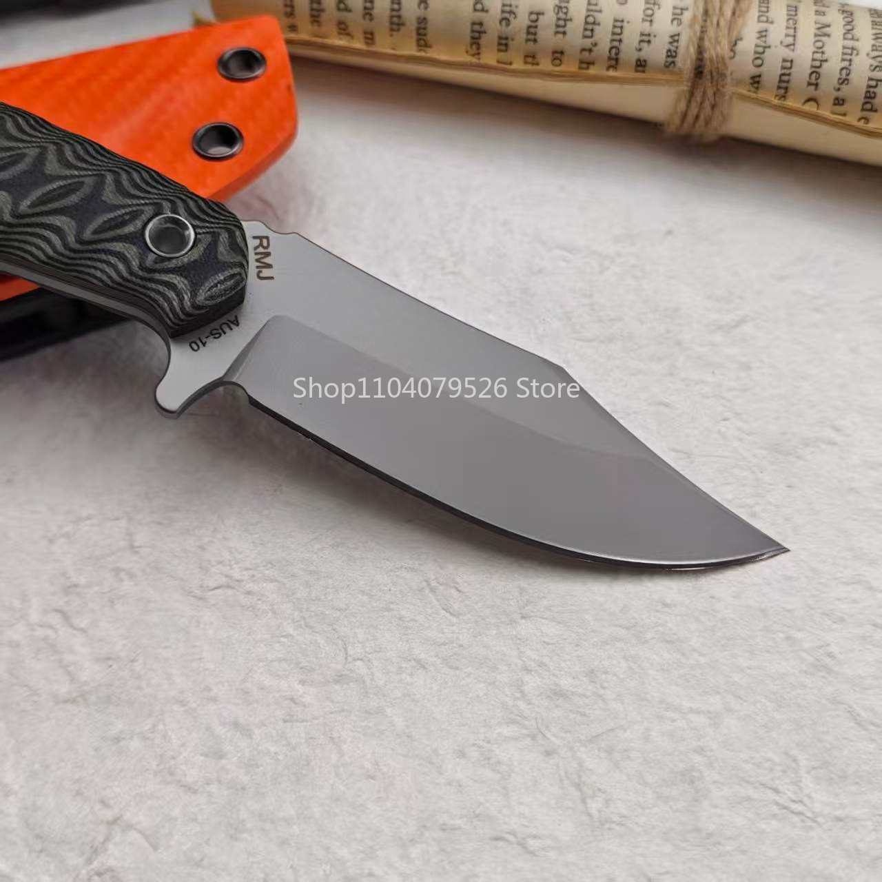 Faca EDC de Lâmina Fixa RMJ Co - Camping Cooking Knife avaliação e preço