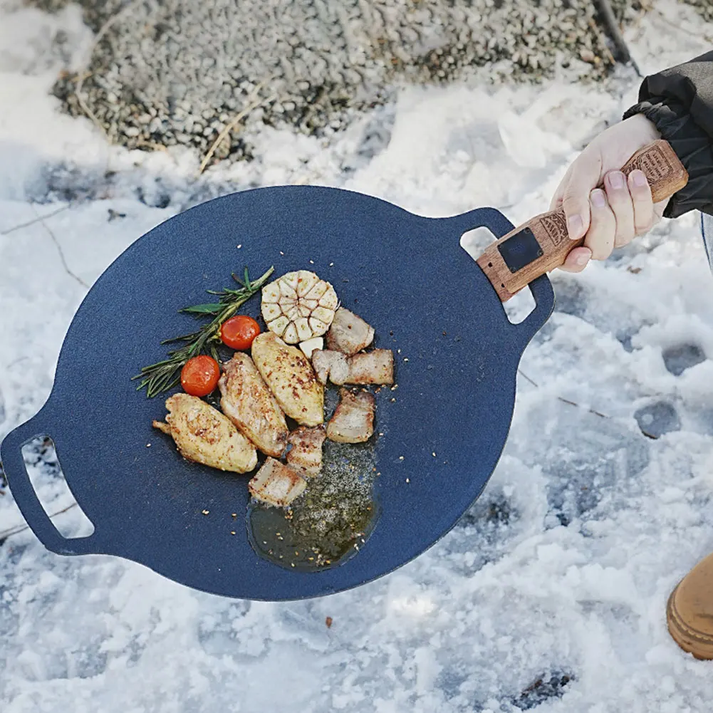 Chapa de Churrasco de Madeira  - Camping Cooking Hardware avaliação e preço