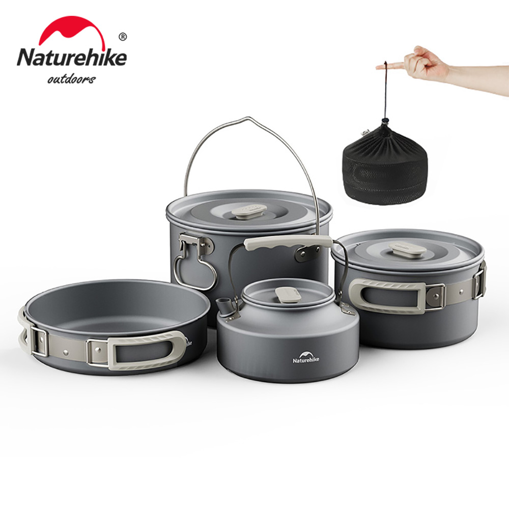 Naturehike kit de panelas de a - Camping Cooking And Dining Set avaliação e preço
