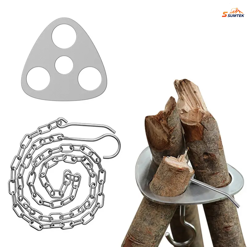 Aço inoxidável portátil acampa - Camping Cooking Multi Tool avaliação e preço