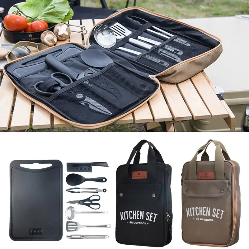 Conjunto de Utensílios de Cozi - Camping Cooking Multi Tool avaliação e preço