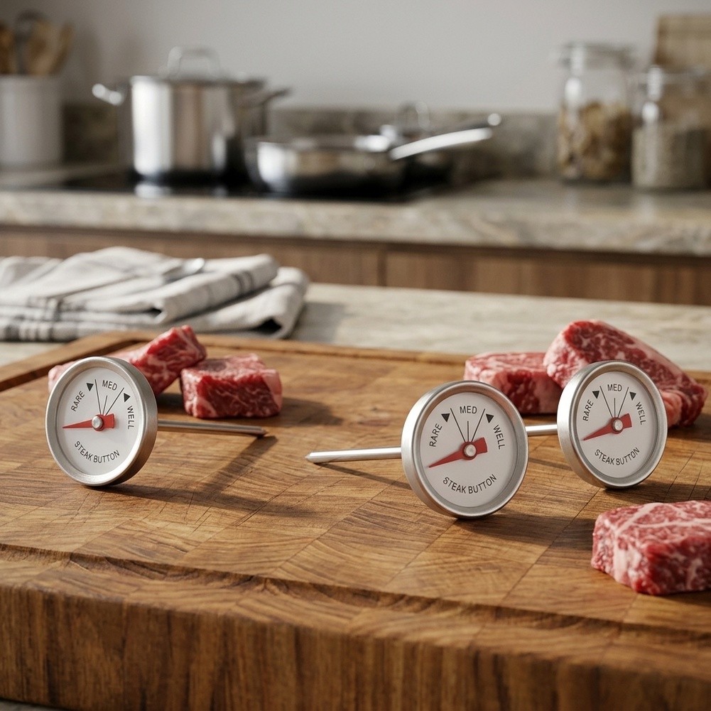 Conjunto de 4 Termômetros de C - Meat Thermometer Camp avaliação e preço