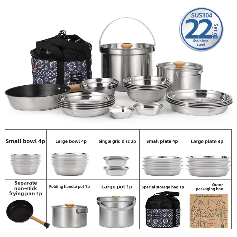 Nobana mais novo conjunto de p - Camping Cooking Hardware avaliação e preço
