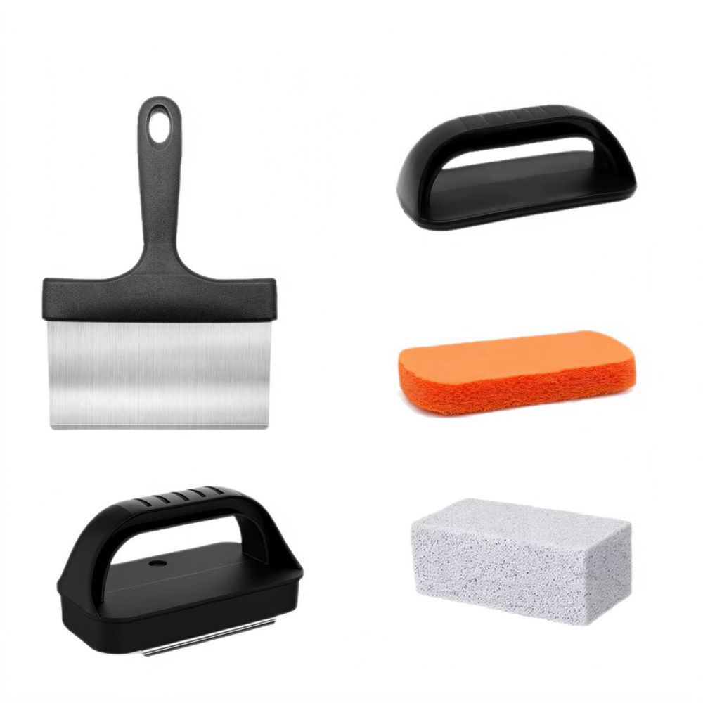 Conjunto de limpeza para churr - Camping Cooking Essentials Kit avaliação e preço