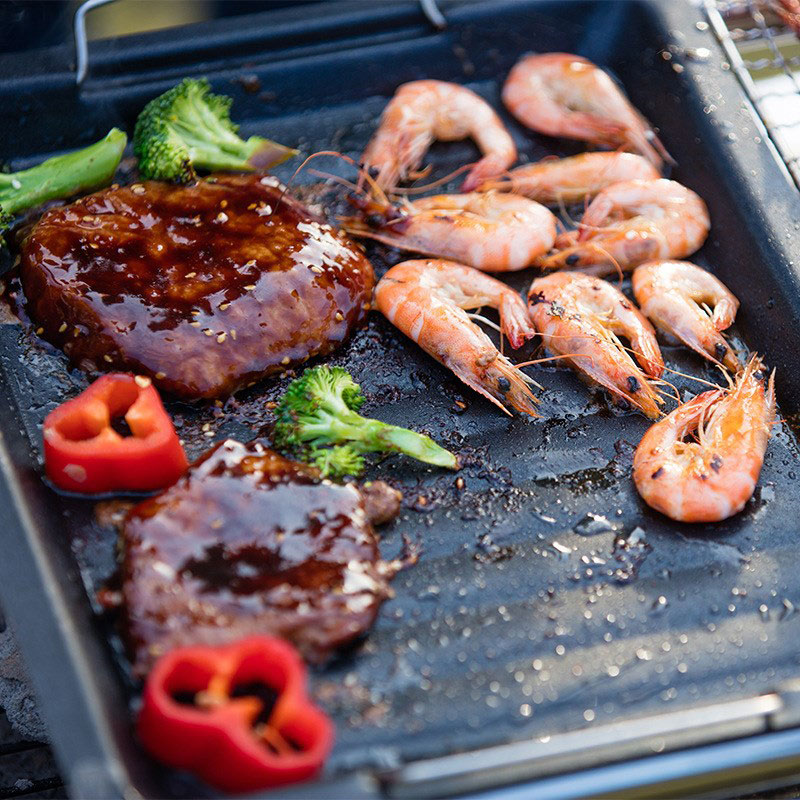 Panela de Grelhar Quadrada Gro - Camping Cooking Hardware avaliação e preço