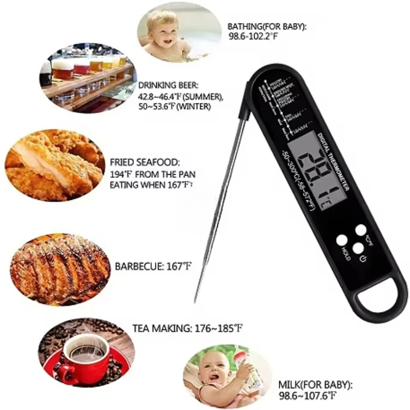 Termômetro de carne digital, t - Meat Thermometer Camp avaliação e preço