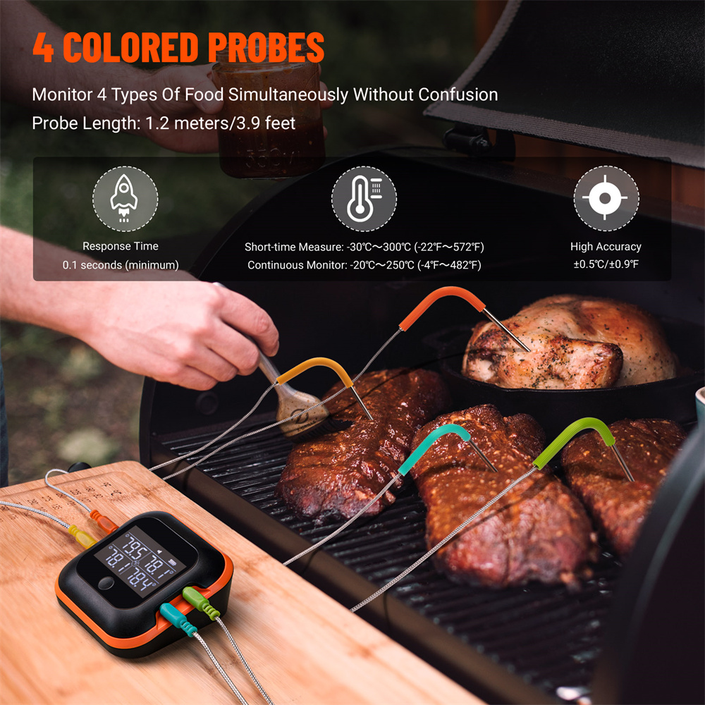 INKBIRD-Termômetro de carne Bl - Meat Thermometer Camp avaliação e preço