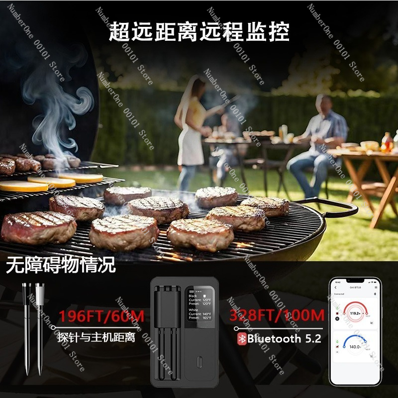 Termômetro de Carne Sem Fio Bl - Meat Thermometer Camp avaliação e preço