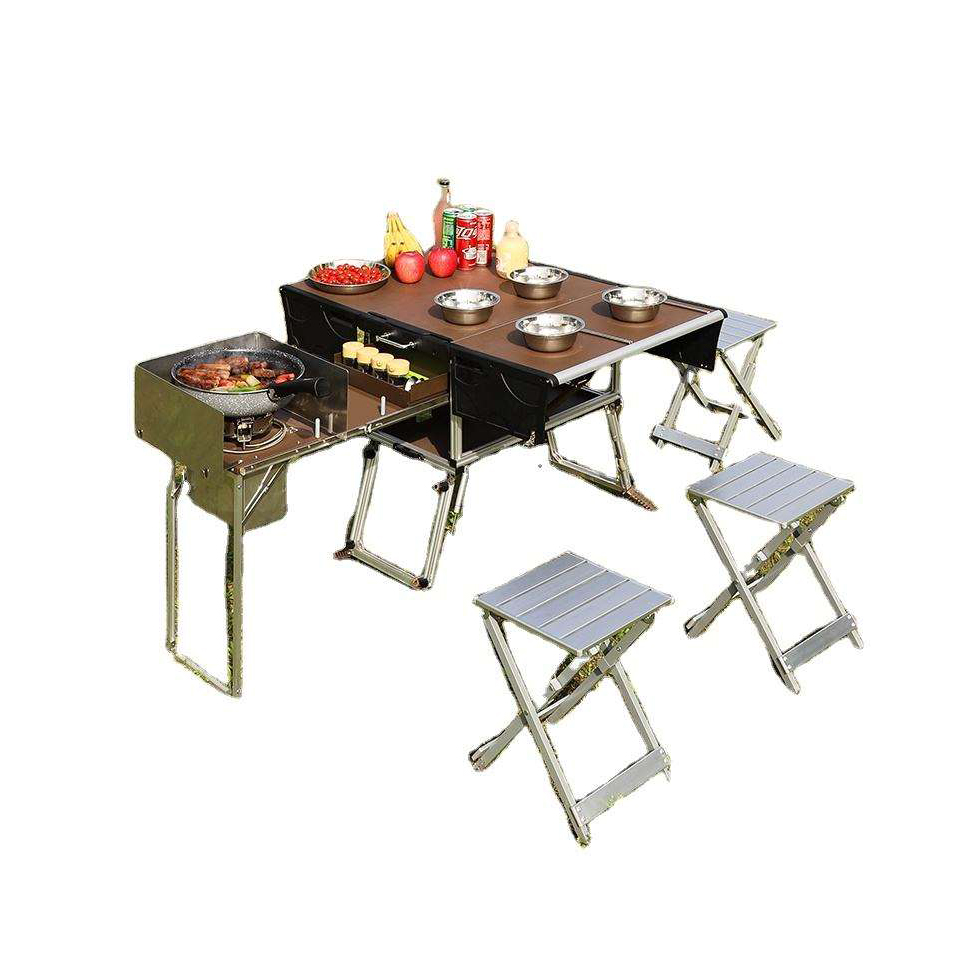 Portátil ao ar livre dobrável  - Camping Cooking And Dining Set avaliação e preço