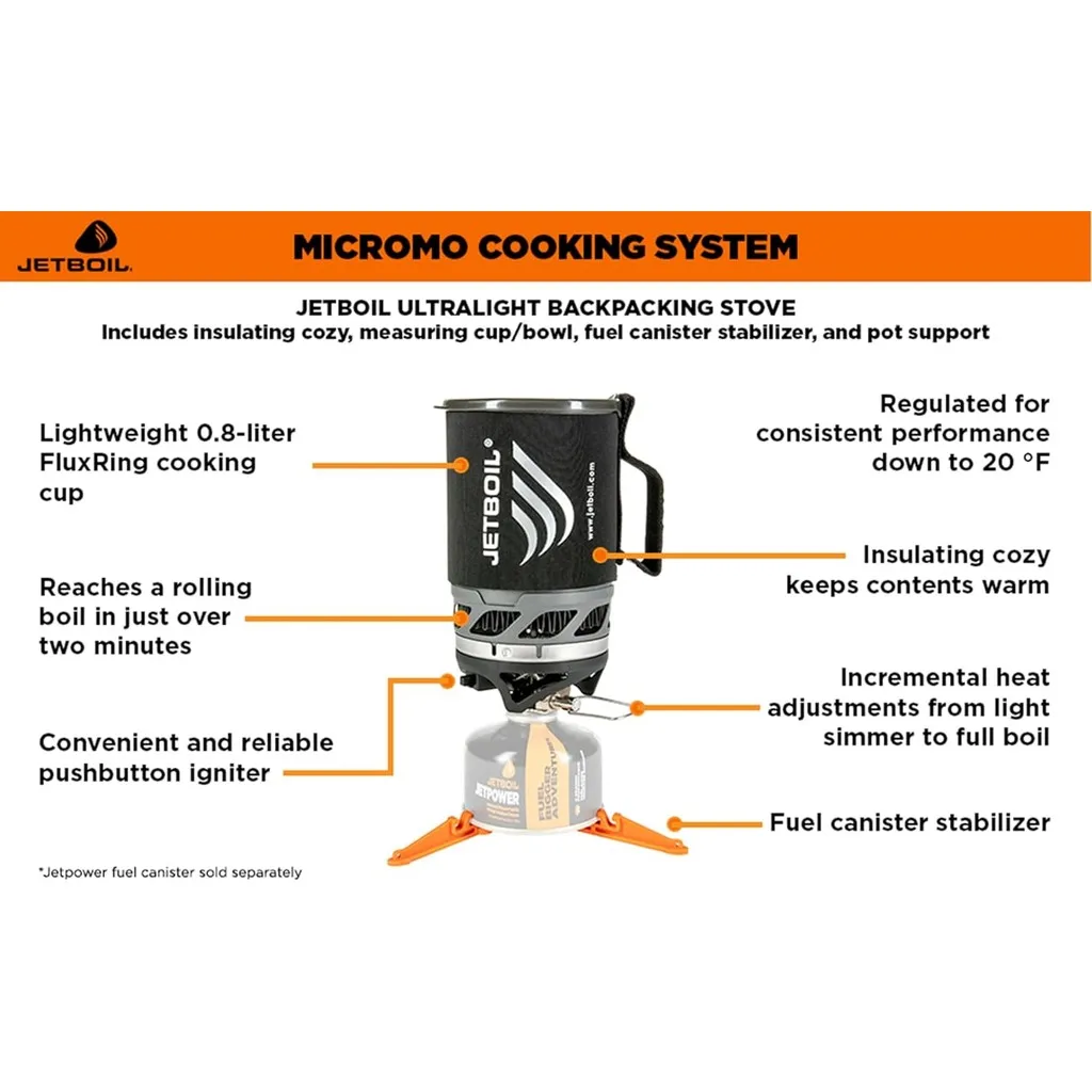 Fogão de Camping e Backpacking - Camping Cooking Jetboil avaliação e preço