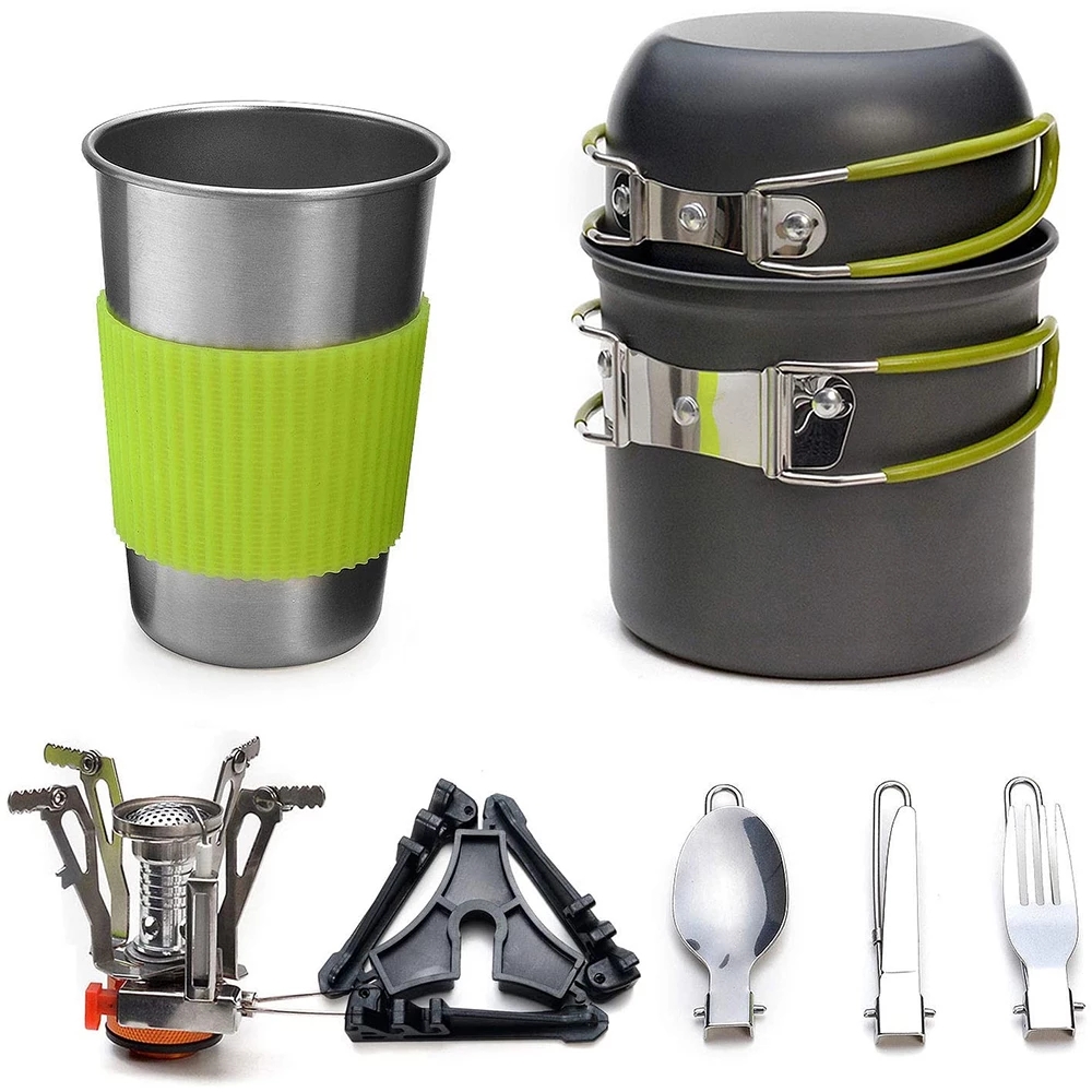 Kit de panelas de acampamento  - Camping Cooking Hardware avaliação e preço