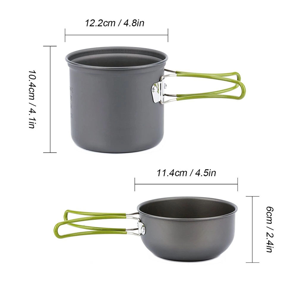 Kit de panelas de acampamento  - Camping Cooking Hardware avaliação e preço