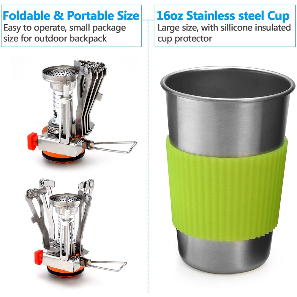 Kit de panelas de acampamento  - Camping Cooking Hardware avaliação e preço